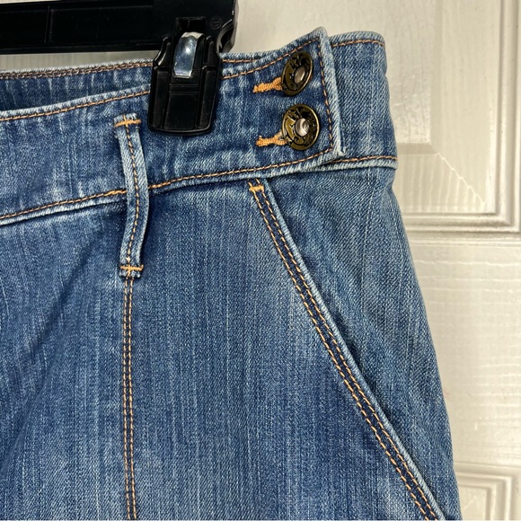 Old Navy Classic Blue Flare Boho Bootcut High Rise Women's Stretch Jeans Sz 12 - Picture 8 of 11